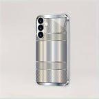 Galaxy S Series -Heavy-Duty Brushed Steel Case