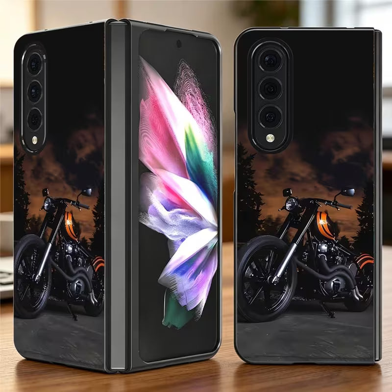 Galaxy Z Fold Series – Moto Street Glass Case