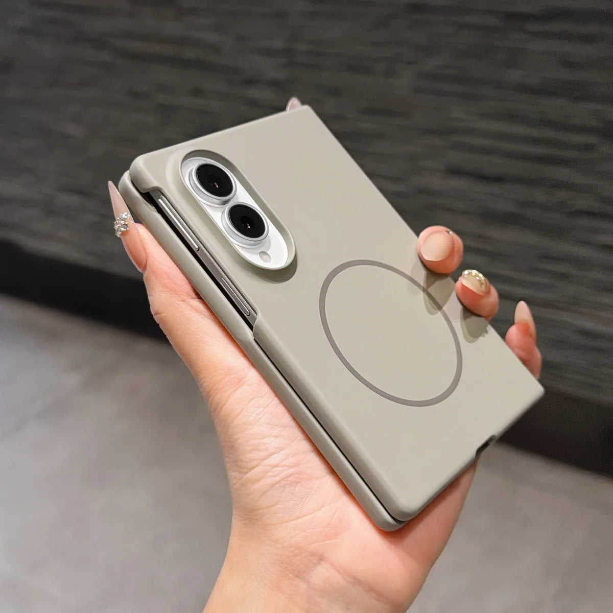 Galaxy Z Fold Series –Magnetic Armor Frame Case