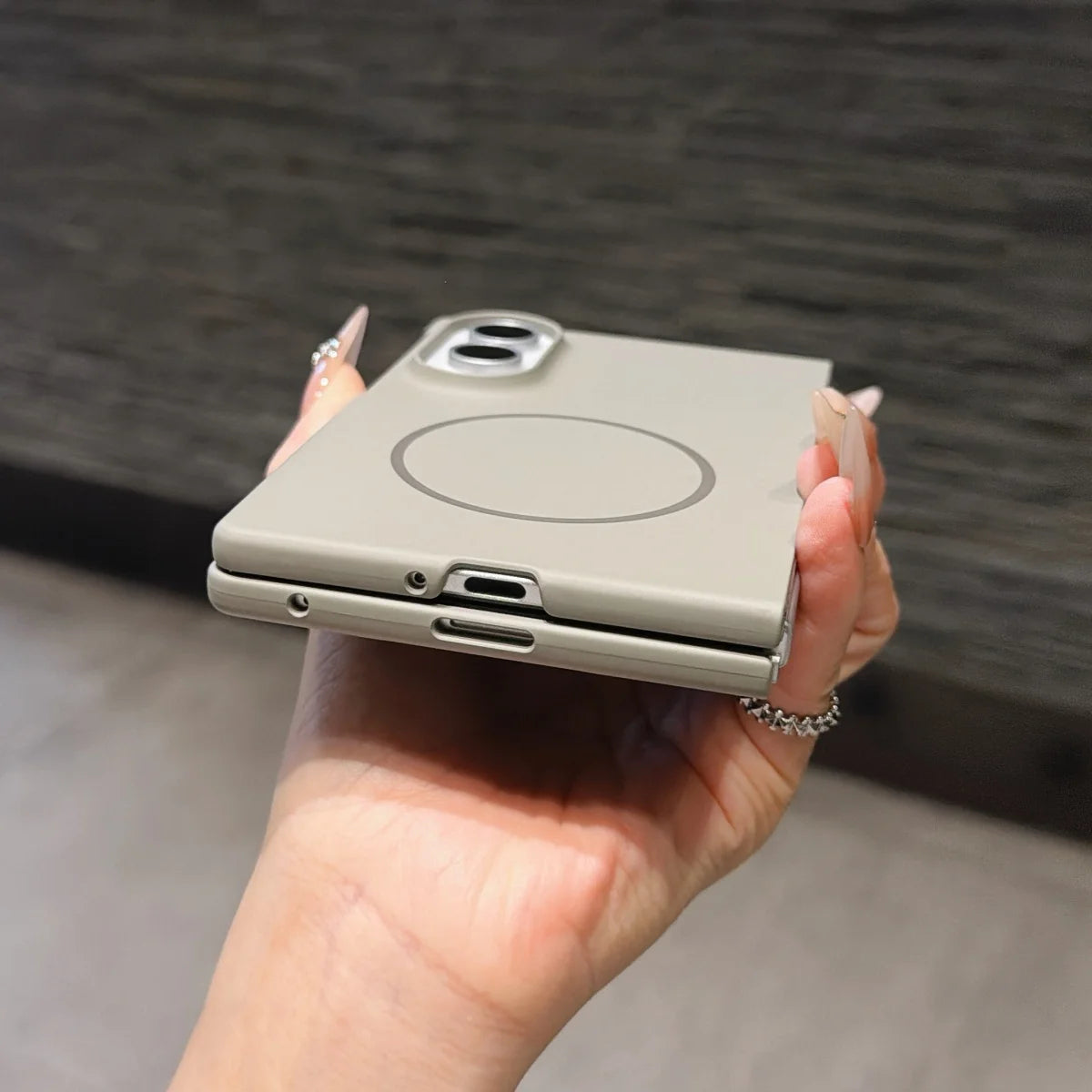 Galaxy Z Fold Series –Magnetic Armor Frame Case