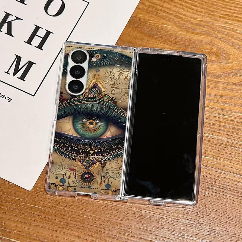 Galaxy Z Fold Series - Celestial Evil Eye Case