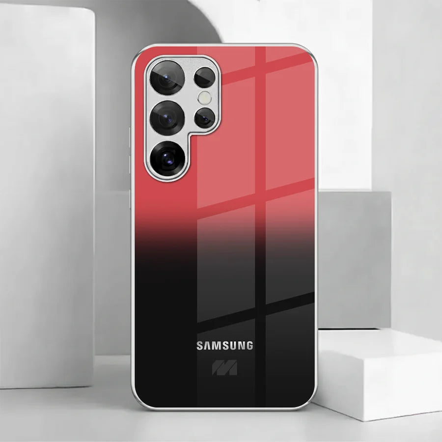 Galaxy S Series – Crimson Eclipse Glass Case