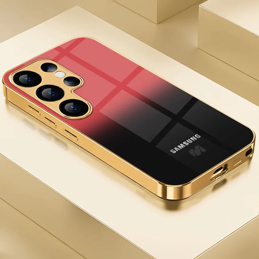 Galaxy S Series – Crimson Eclipse Glass Case