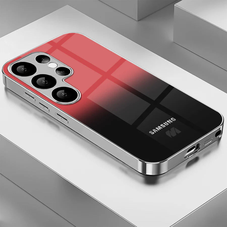 Galaxy S Series – Crimson Eclipse Glass Case