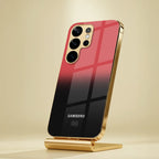 Galaxy S Series – Crimson Eclipse Glass Case