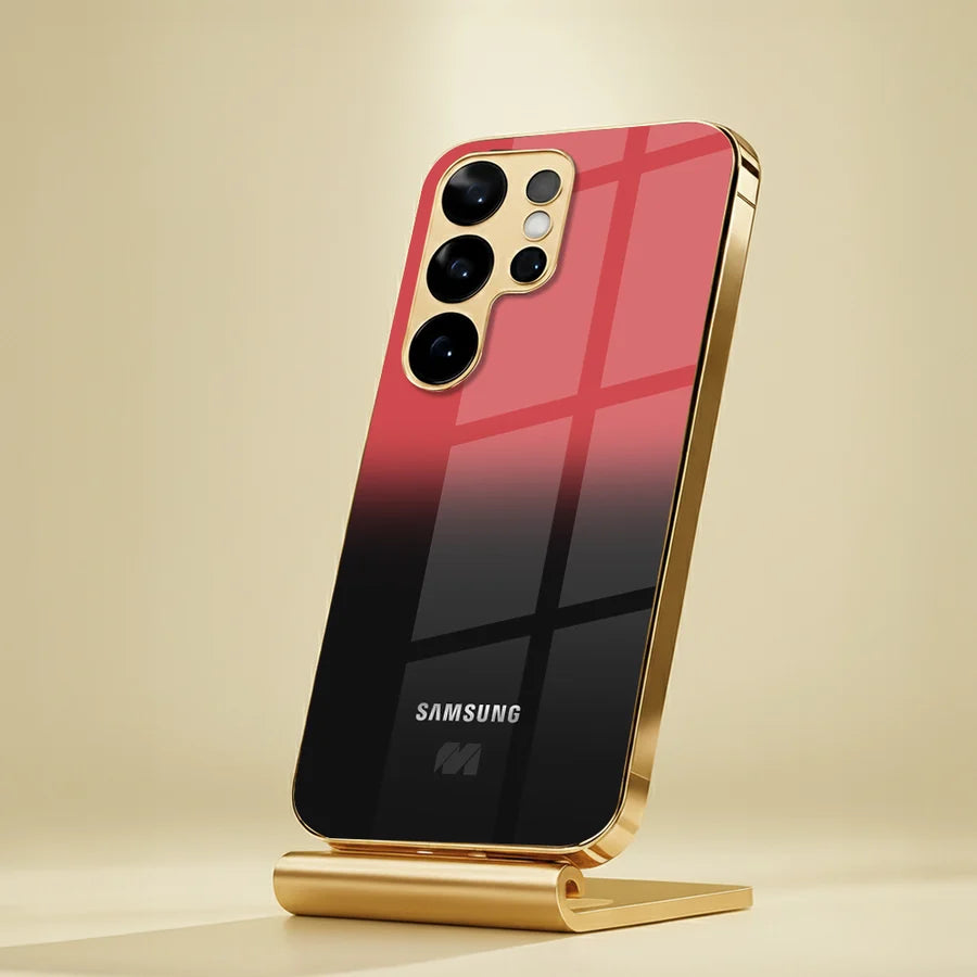 Galaxy S Series – Crimson Eclipse Glass Case
