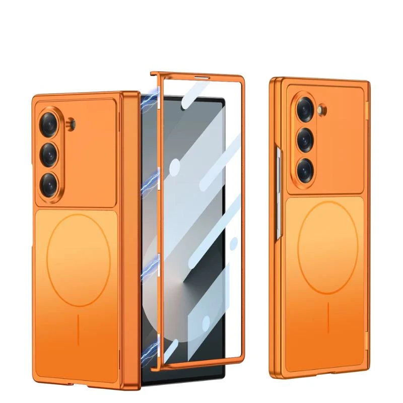 Galaxy Z Fold Series - Metallic Amber Fold Armor Case