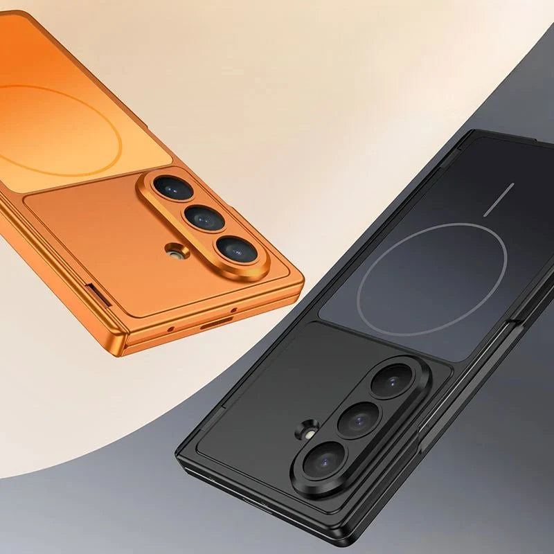Galaxy Z Fold Series - Metallic Amber Fold Armor Case