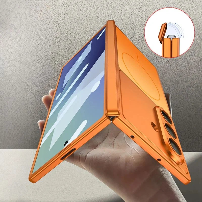 Galaxy Z Fold Series - Metallic Amber Fold Armor Case
