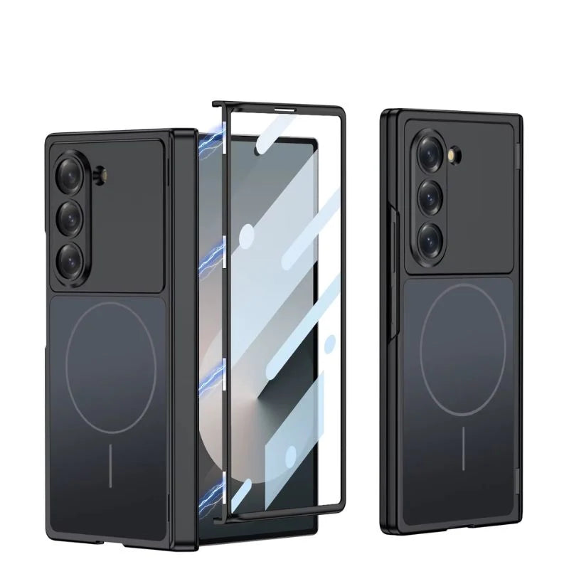 Galaxy Z Fold Series - Metallic Amber Fold Armor Case