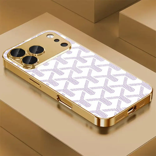 Argent Drift Geometric Chevron Case