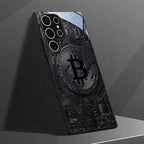 Galaxy S Series -Black Bitcoin Crypto Case