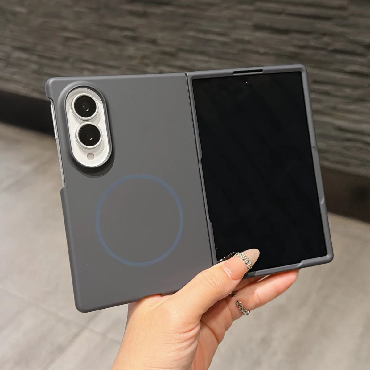 Galaxy Z Fold Series –Magnetic Armor Frame Case