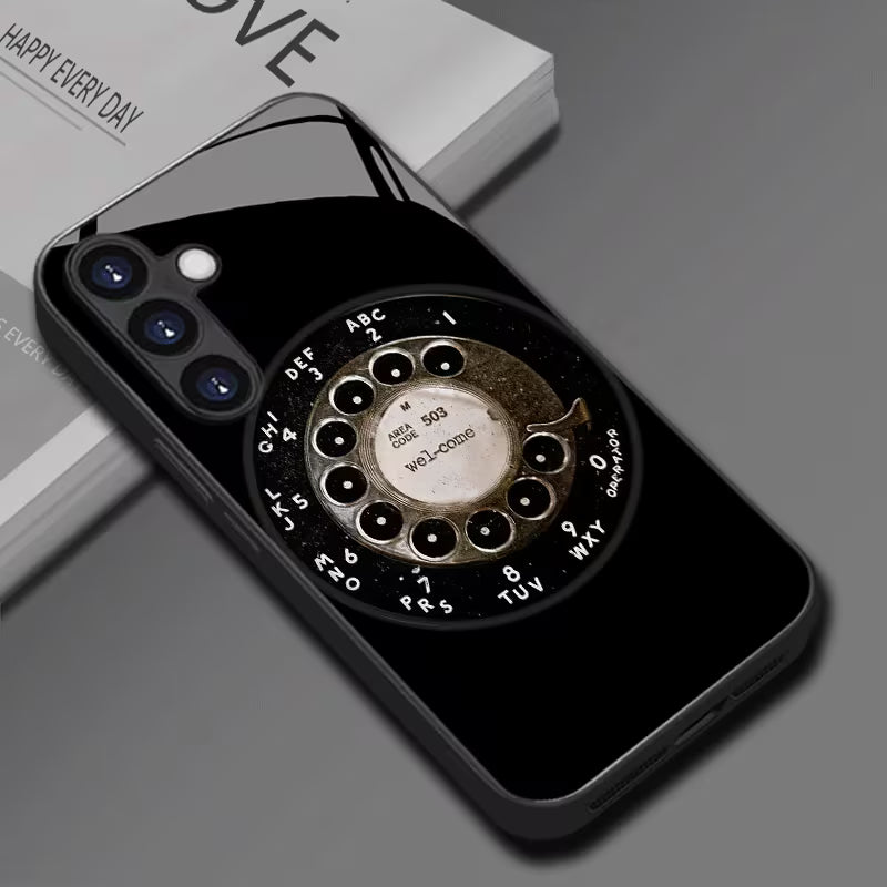 Galaxy S Series - Vintage Aesthetic Glass Back Case