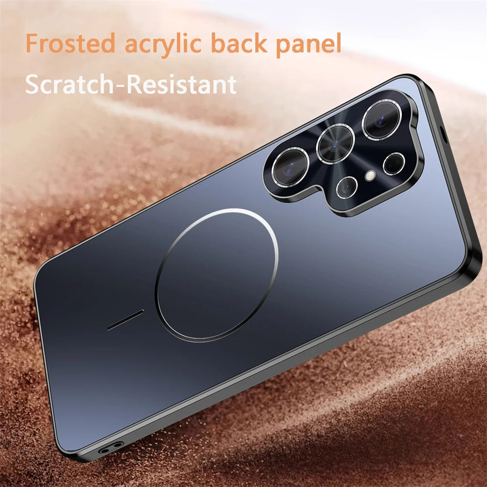Galaxy S Series - Heavy-Duty Matte Magnetic Case