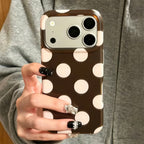 Cocoa Blush Polka Case