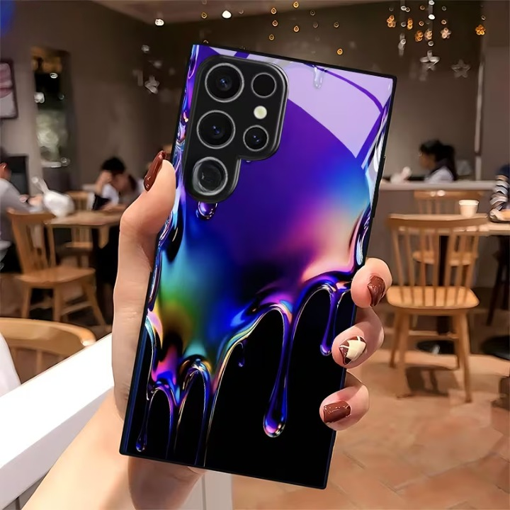 Galaxy S Series – Neon Glass Phone Case