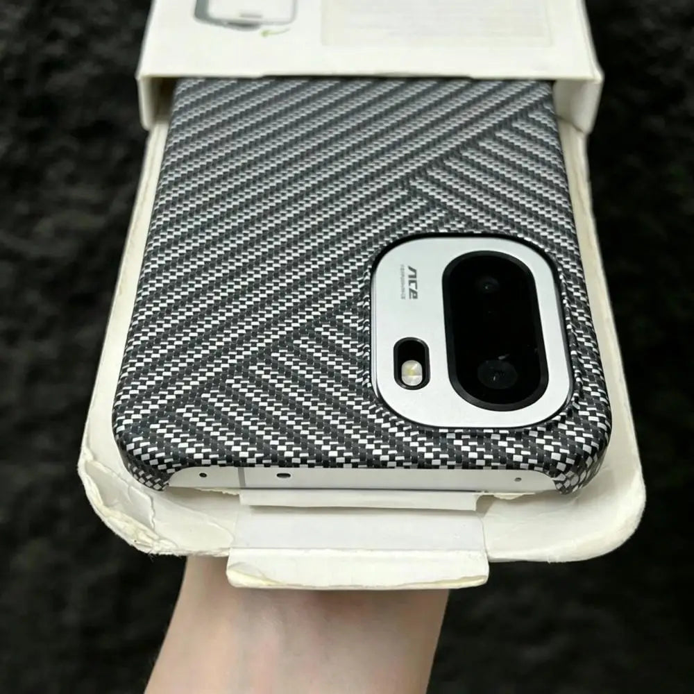 OnePlus Series - Carbon Fiber Texture Shield Case