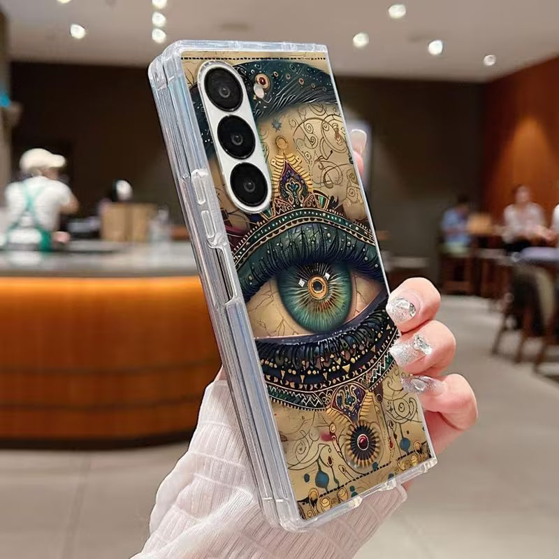Galaxy Z Fold Series - Celestial Evil Eye Case