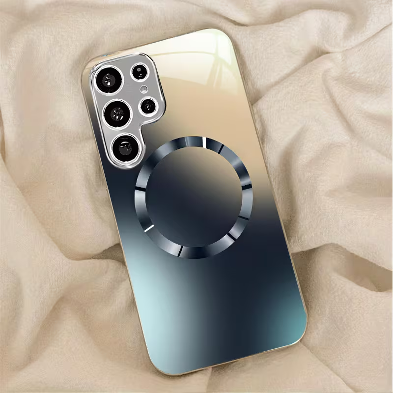Galaxy S Series -Electroplated Chrome Bumper Case