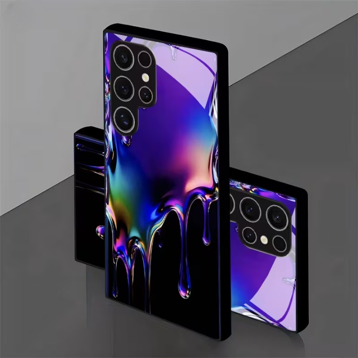 Galaxy S Series – Neon Glass Phone Case