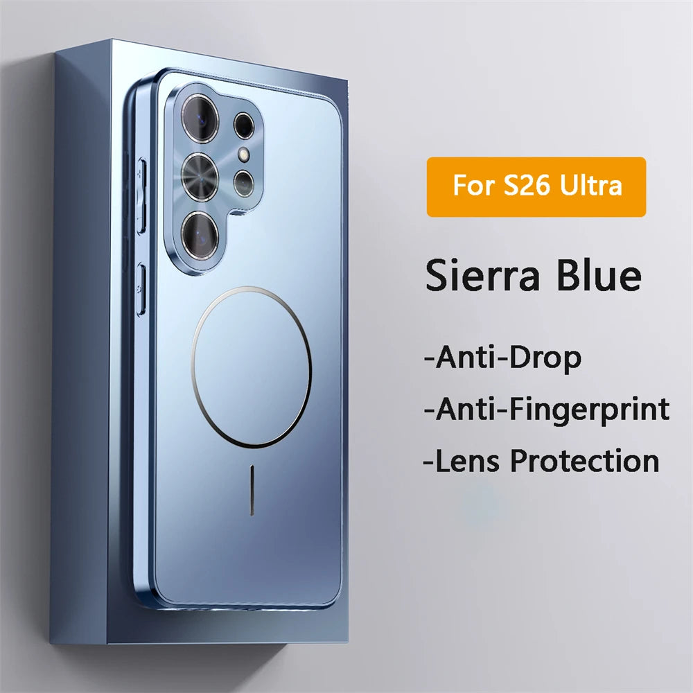 Galaxy S Series - Heavy-Duty Matte Magnetic Case