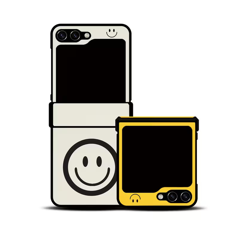 Galaxy Z Flip Series - Minimalist Smiley Case