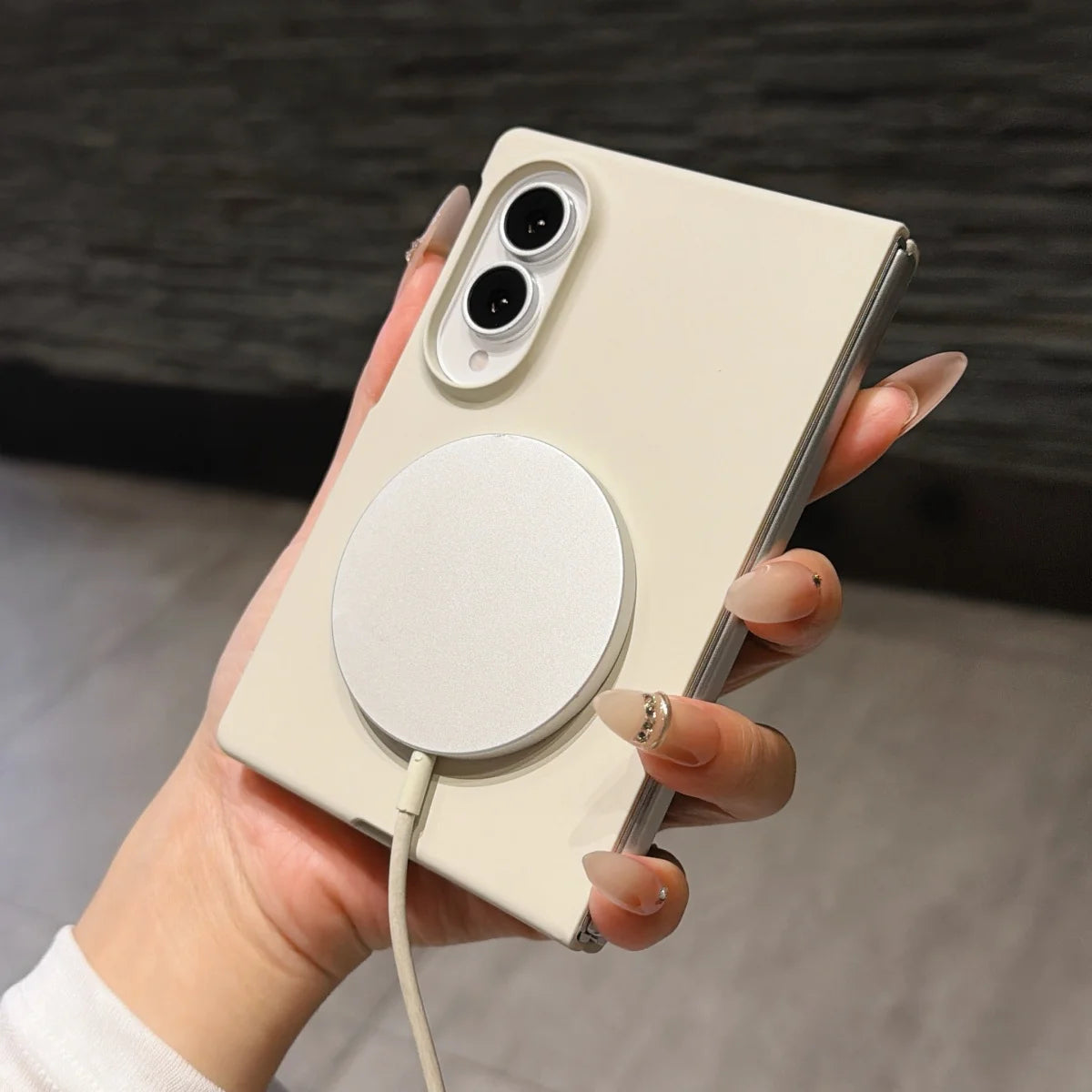 Galaxy Z Fold Series –Magnetic Armor Frame Case