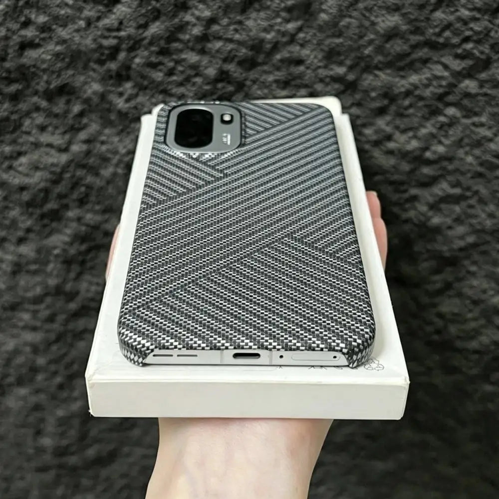 OnePlus Series - Carbon Fiber Texture Shield Case