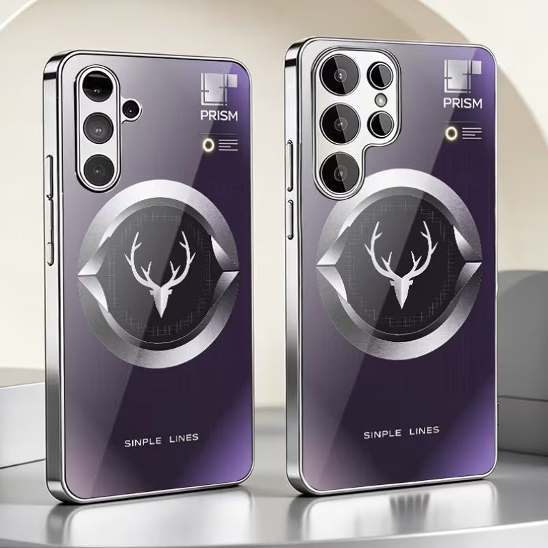 Galaxy S Series - Metallic Stag Emblem Case