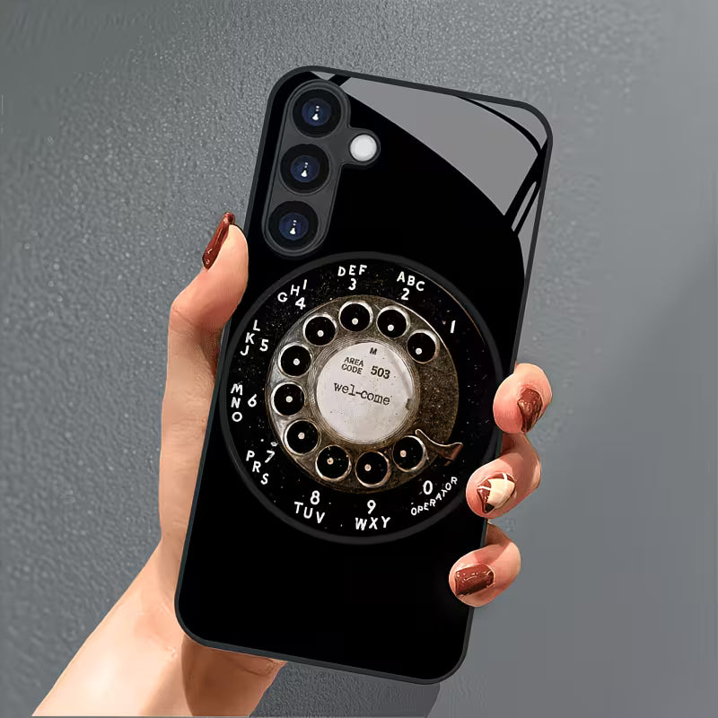 Galaxy S Series - Vintage Aesthetic Glass Back Case