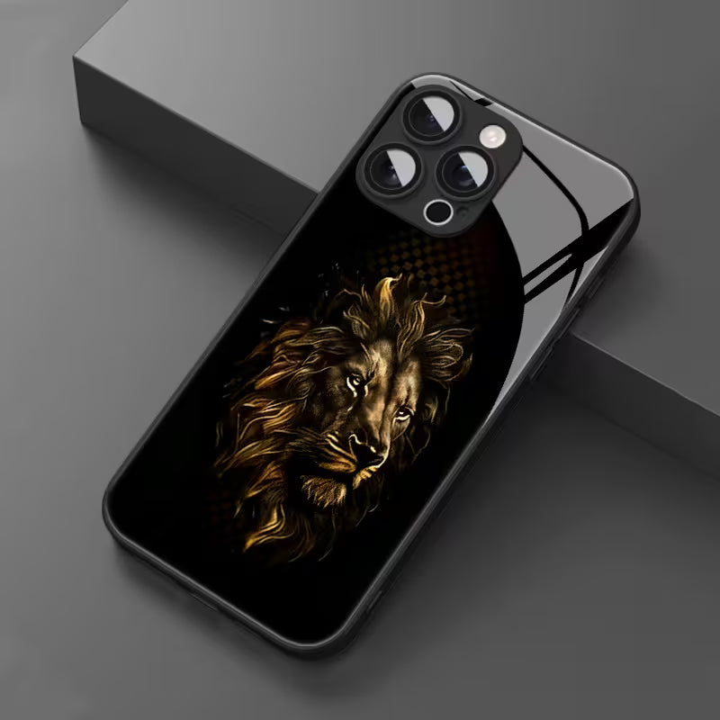 Royal Lion Glass Case