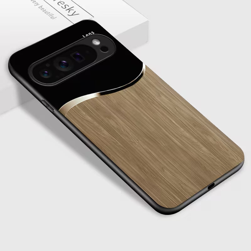 Google Pixel Series - Wood Grain Wave Case