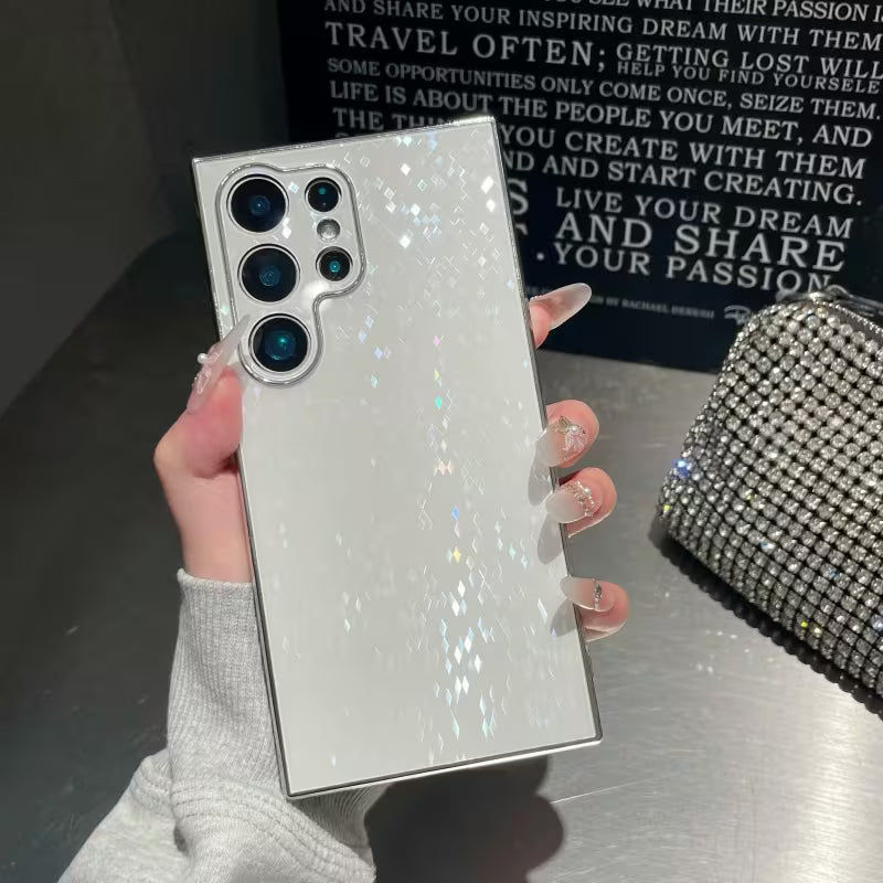 Galaxy S Series -  Plated Diamond Glitter Case