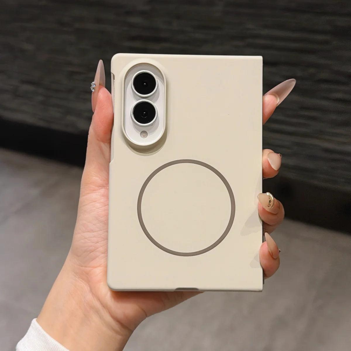 Galaxy Z Fold Series –Magnetic Armor Frame Case
