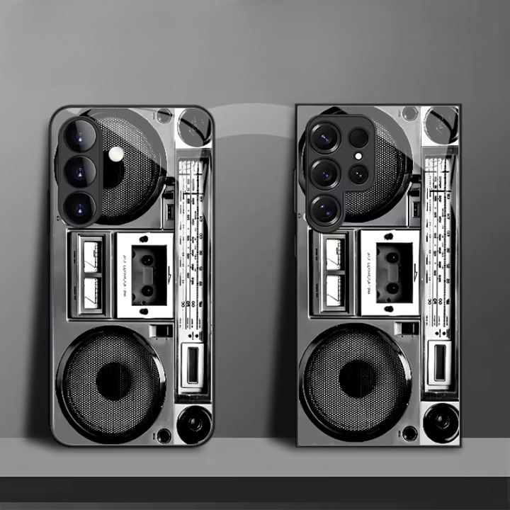 Galaxy S Series - Retro Beats Glass Case