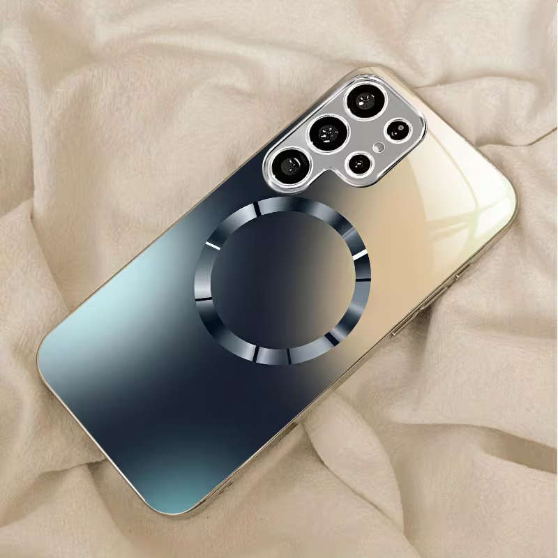 Galaxy S Series -Electroplated Chrome Bumper Case