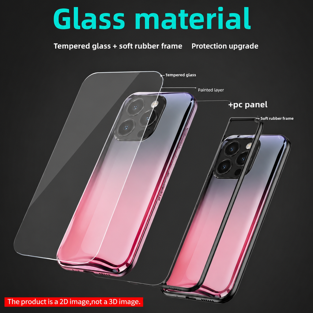 Nebula Gradient Glass Case