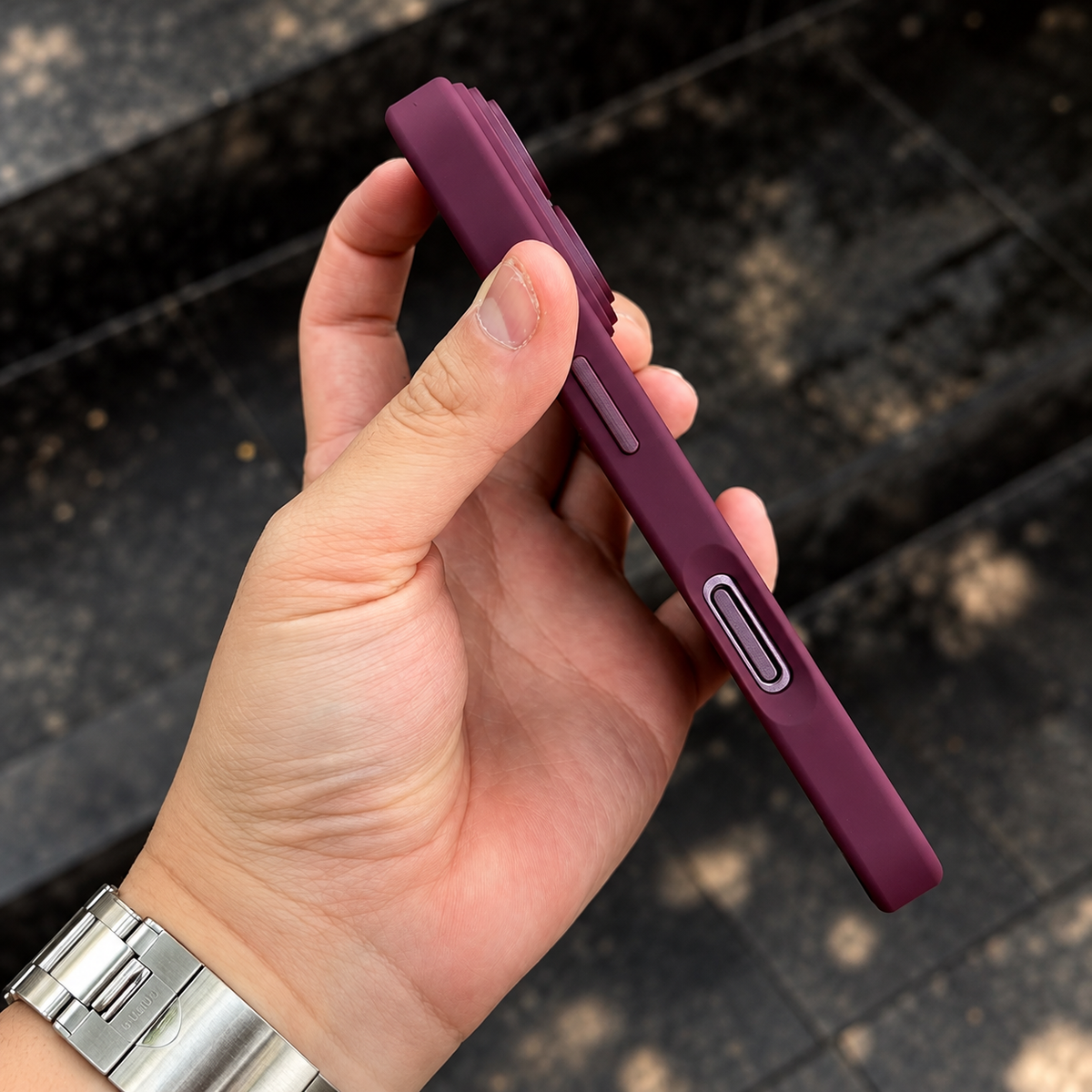 Velvet Burgundy Magnetic Case