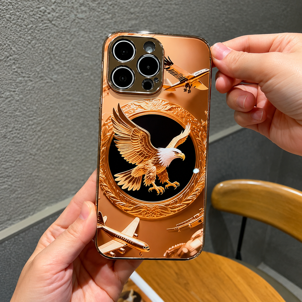 Golden Eagle Aviation Glass Case