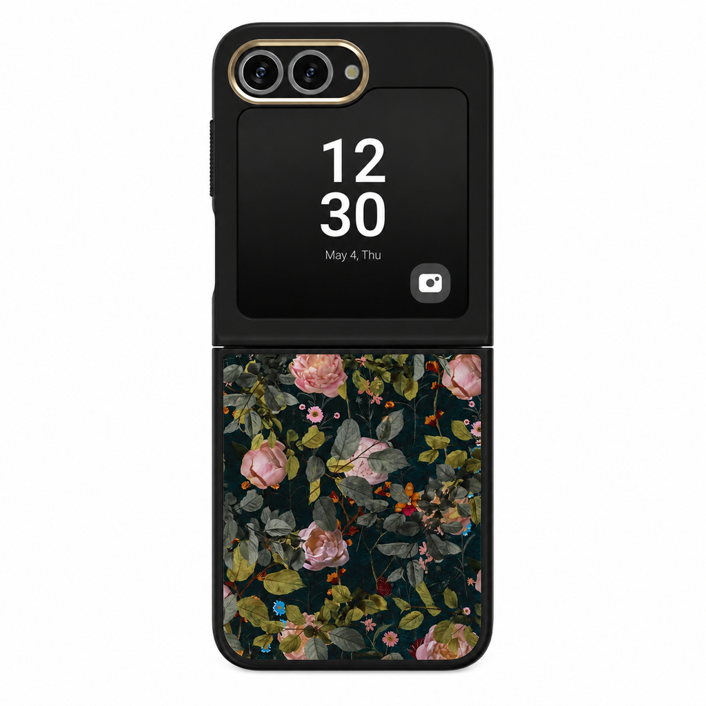 Galaxy Z Flip Series - Floral Noir Case