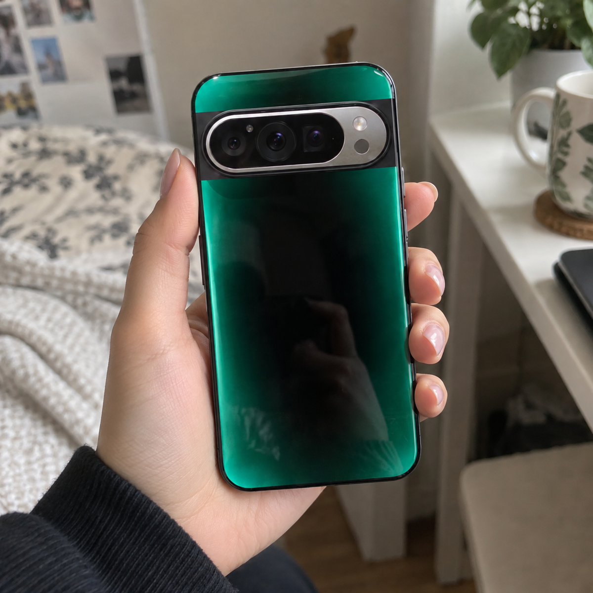 Google Pixel Series -Monochrome Emerald Shield Case