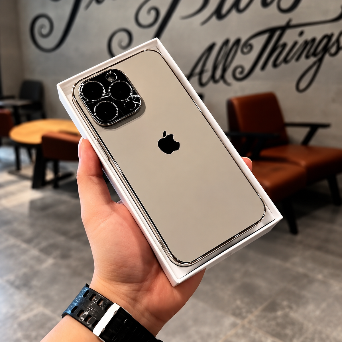 Metallic Edge Transparent Case