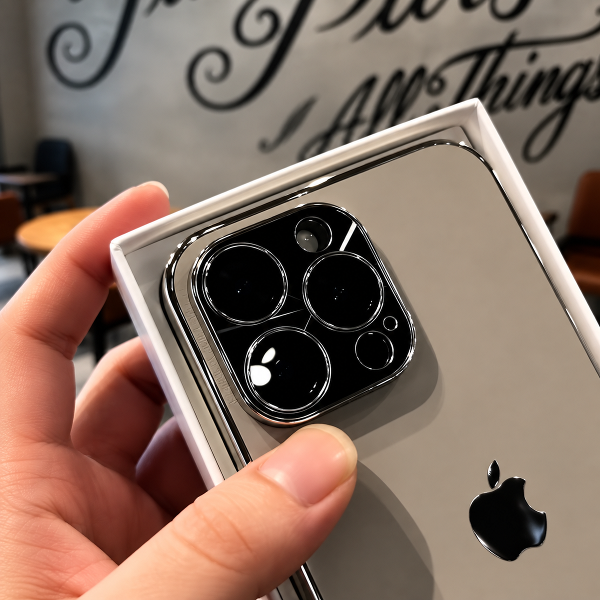 Metallic Edge Transparent Case