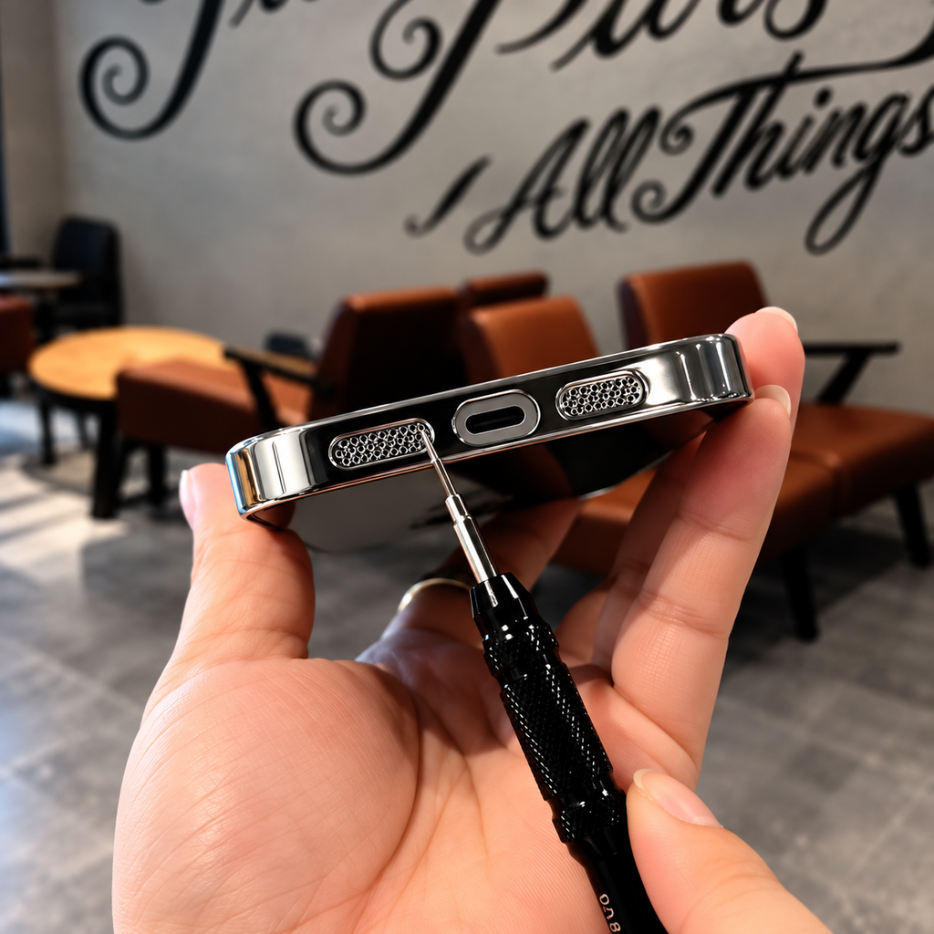 Metallic Edge Transparent Case