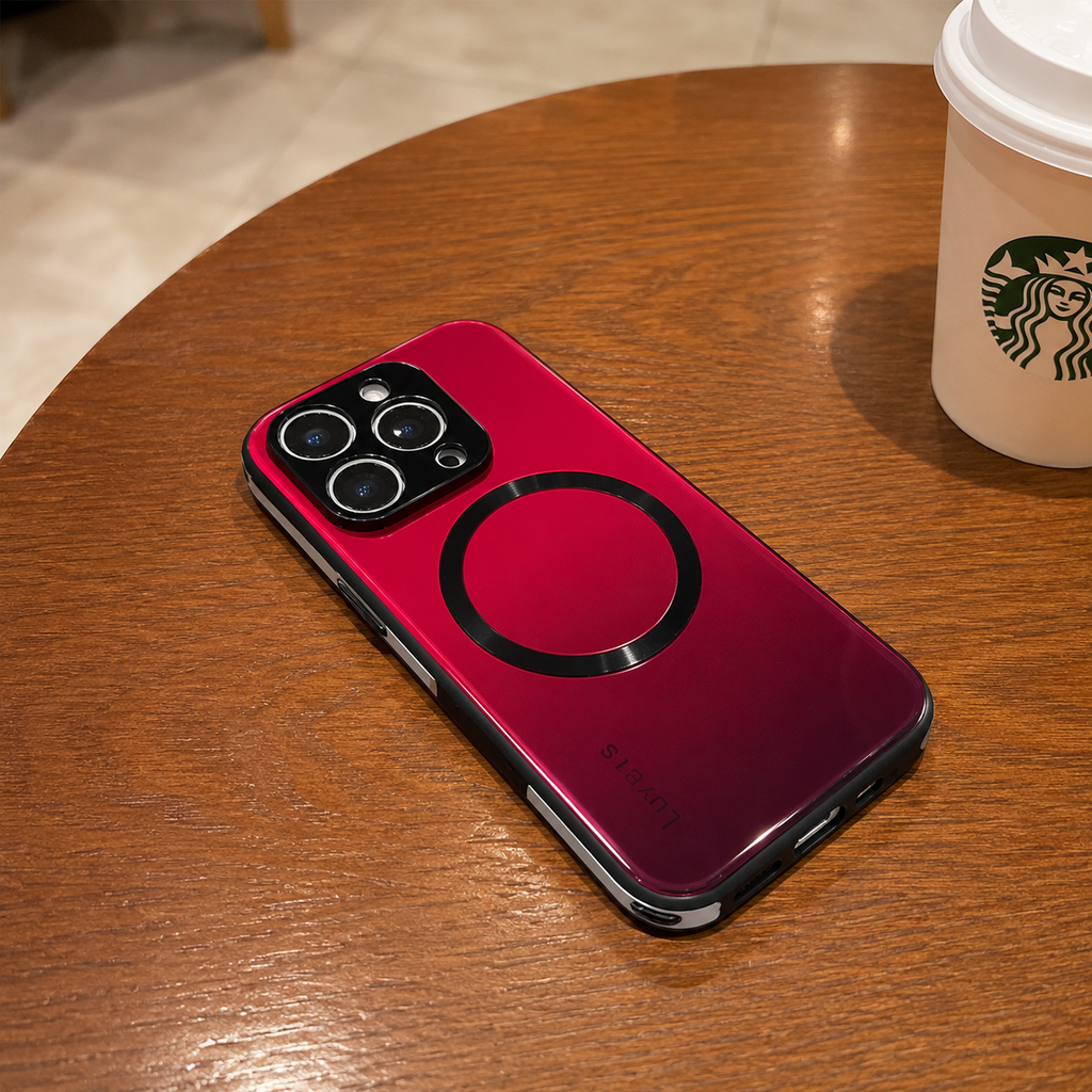 Crimson Fusion MagSafe Case