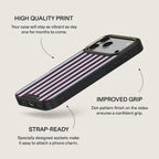 Noir Stripe Case