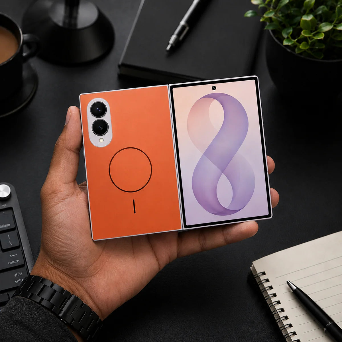 Galaxy Z Fold Series - Midnight Navy Cover