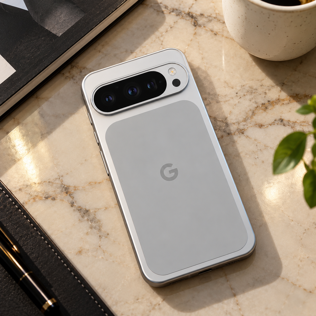 Google Pixel Series - Arctic Blue Chrome Case
