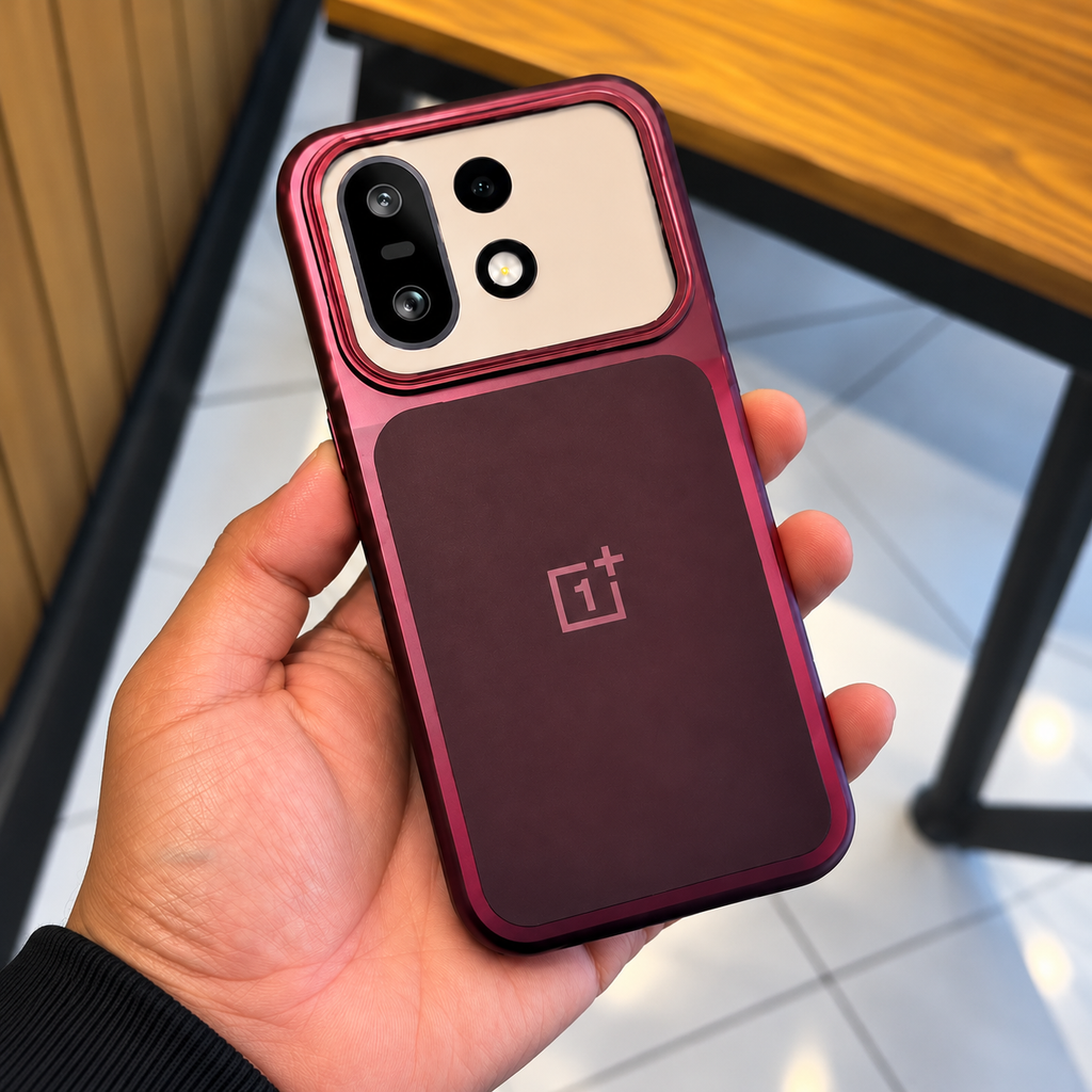 OnePlus Series - Burgundy Fusion Case